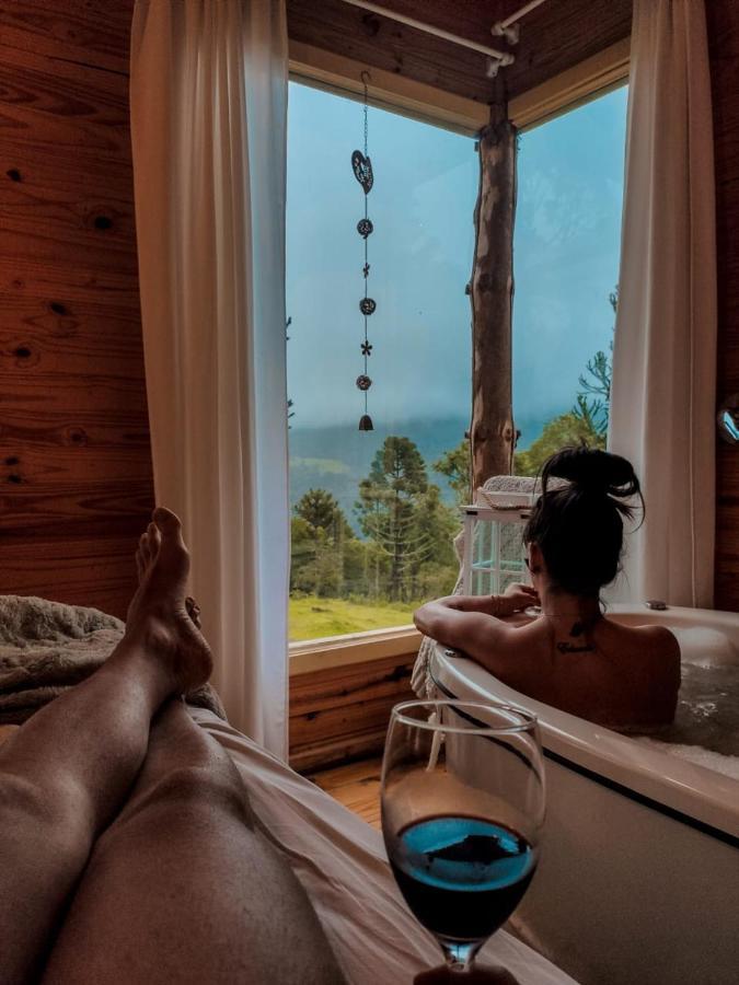 Cabana Refugio - Pousada Colina Dos Ventos Urubici Esterno foto